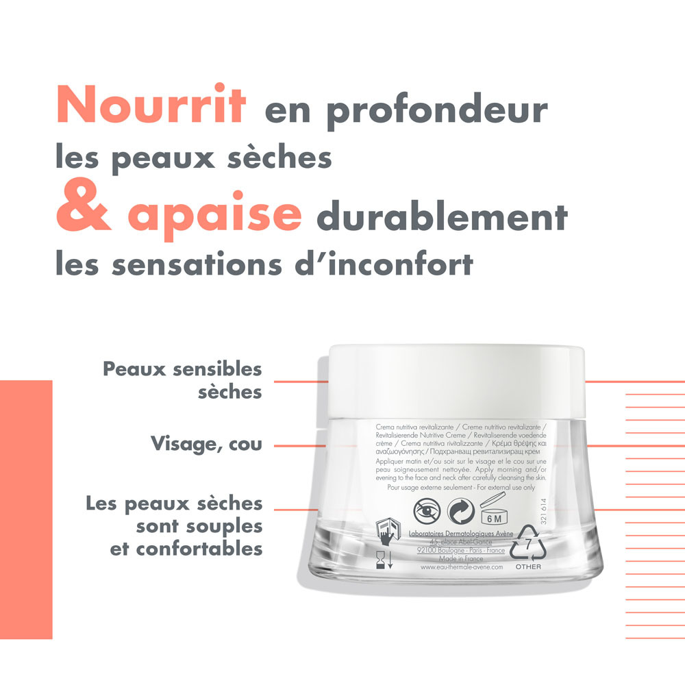 Avène Les Essentiels Creme Nutritive Revitalisante 50ml