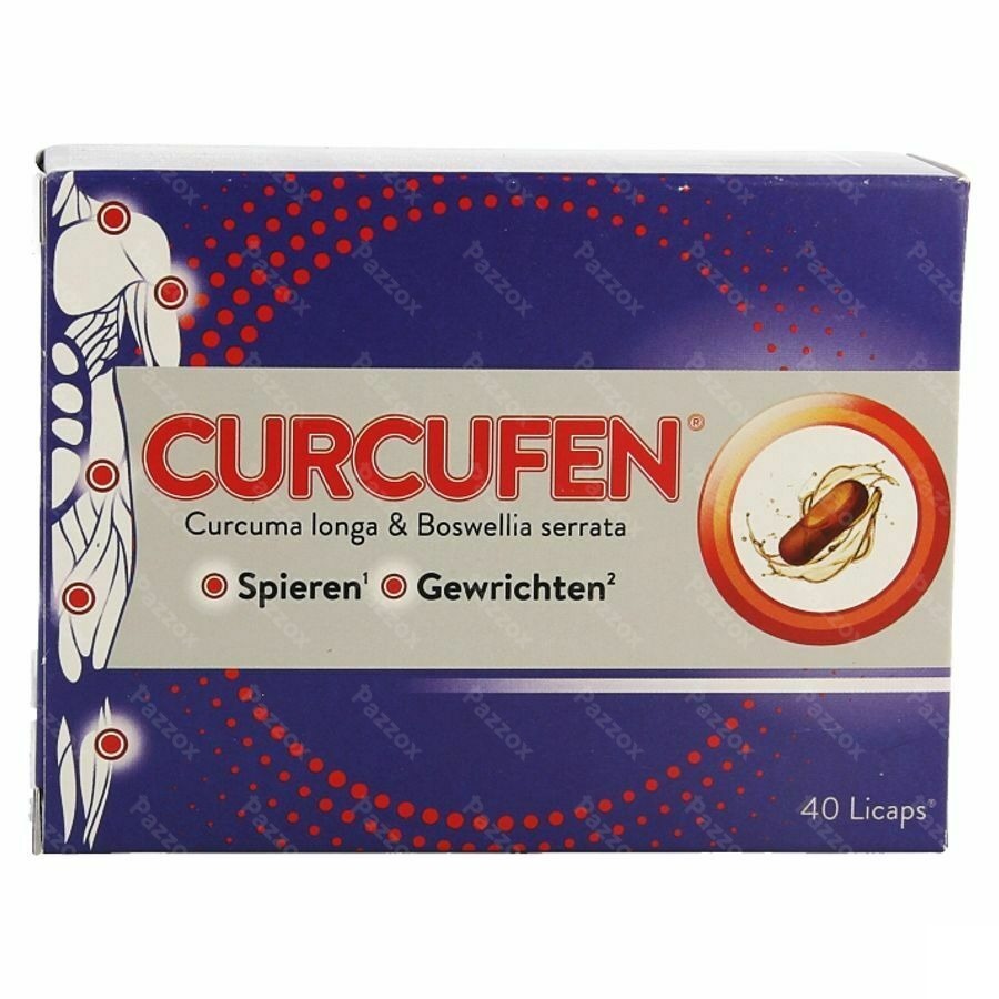 Curcufen Voedingssupplement Spieren En Gewrichten 40 Capsules