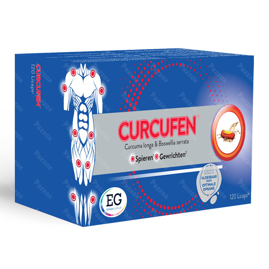 Curcufen Voedingssupplement Spieren En Gewrichten 120 Capsules