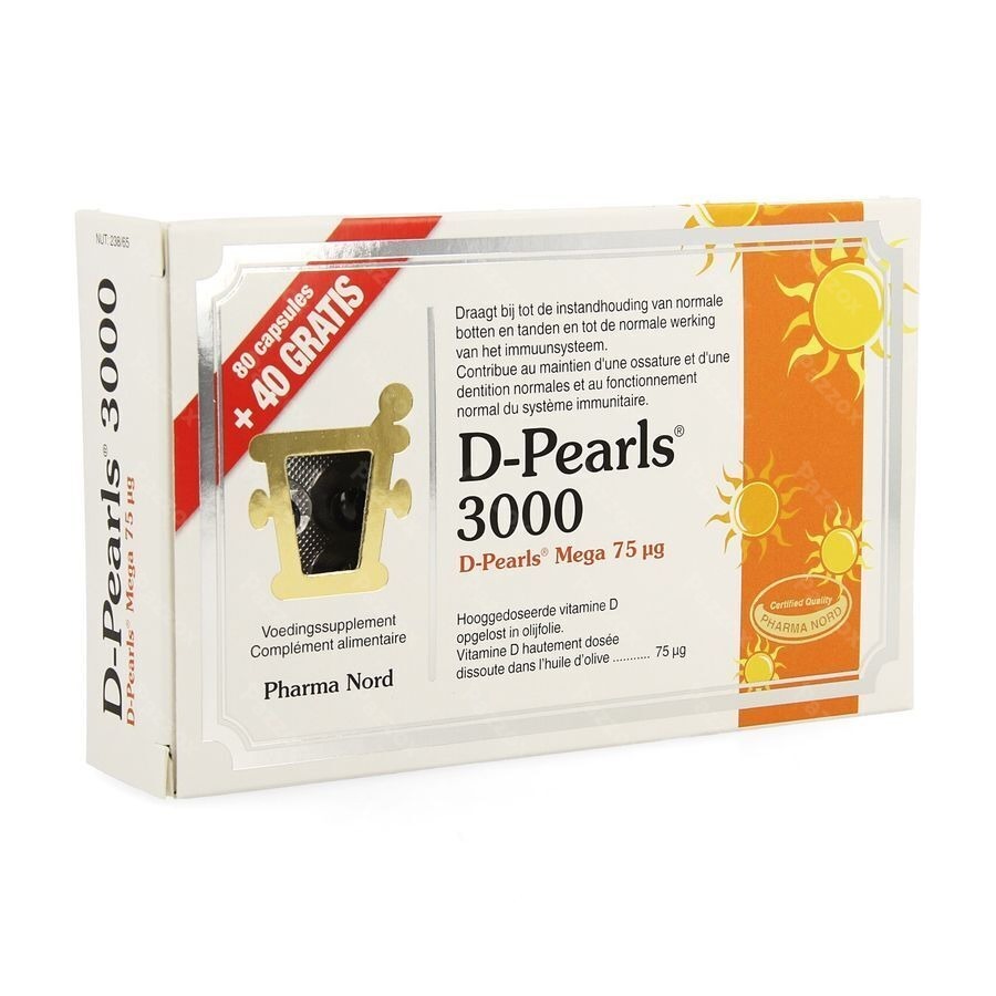 D-pearls 3000 Caps 80 + Caps 40 Promo Pack