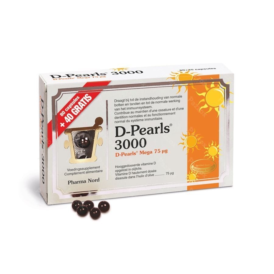 D-pearls 3000 Caps 80 + Caps 40 Promo Pack