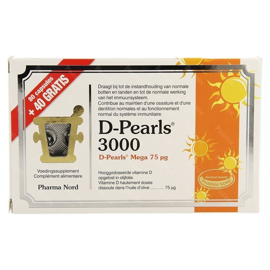 D-pearls 3000 Caps 80 + Caps 40 Promo Pack