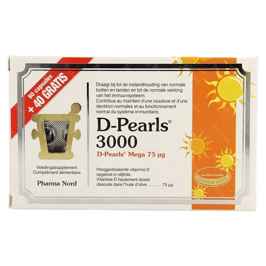 D-pearls 3000 Caps 80 + Caps 40 Promo Pack