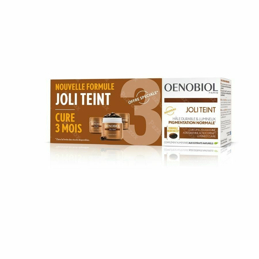 Oenobiol Joli Teint Cure Caps 3x30 Nf