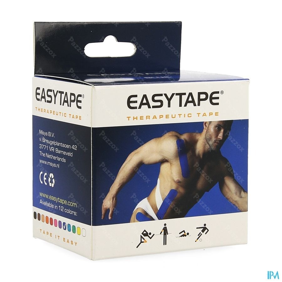 Easytape Kinesiology Tape Bleu Fonce