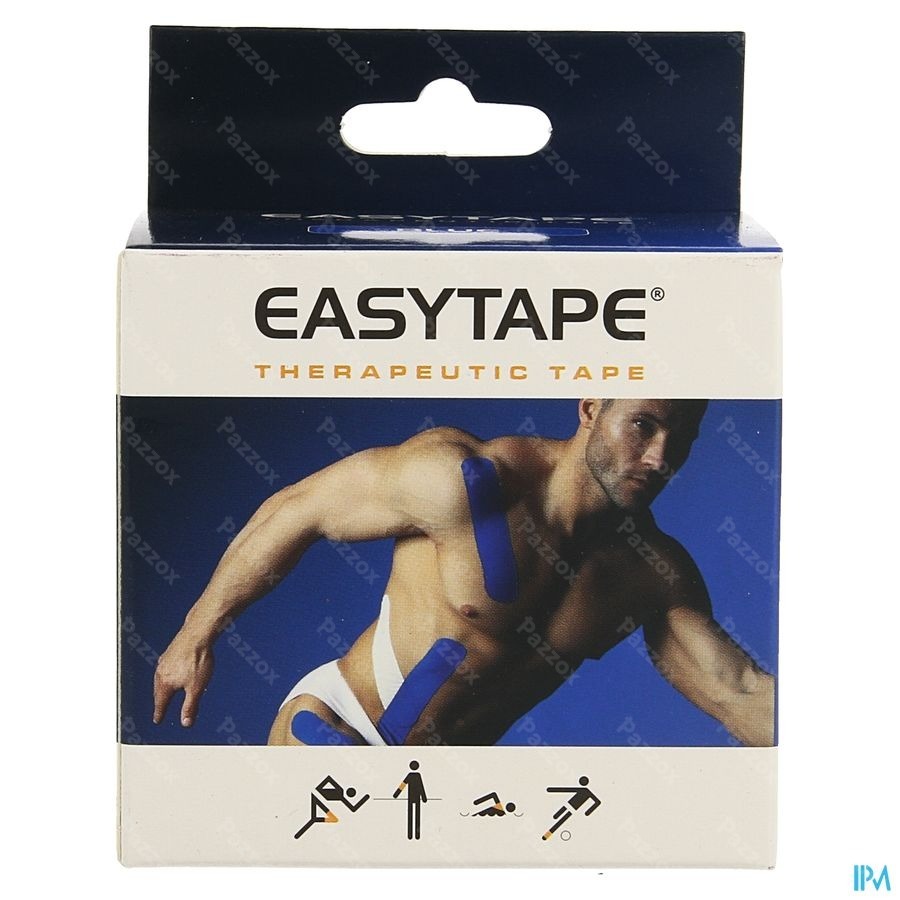 Easytape Kinesiology Tape Bleu Fonce
