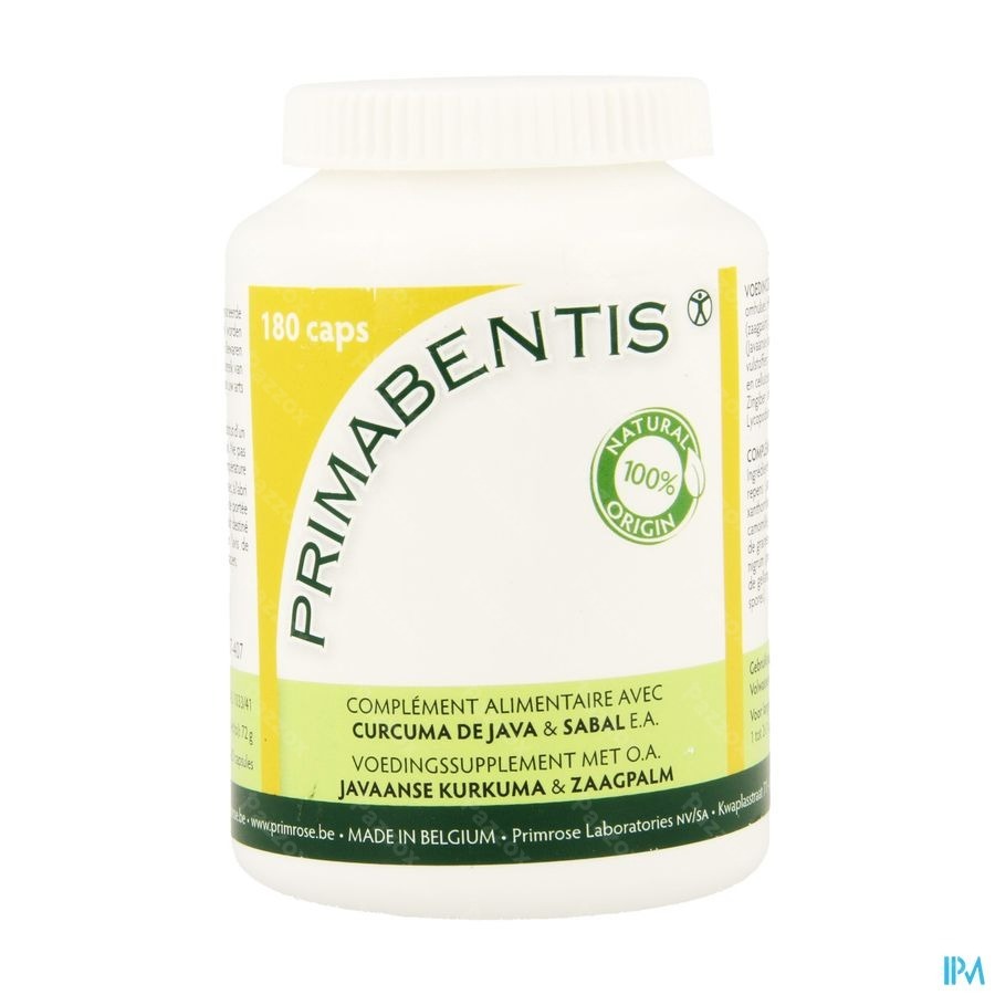 Primabentis Voedingssupplement Prostaat 180 Capsules