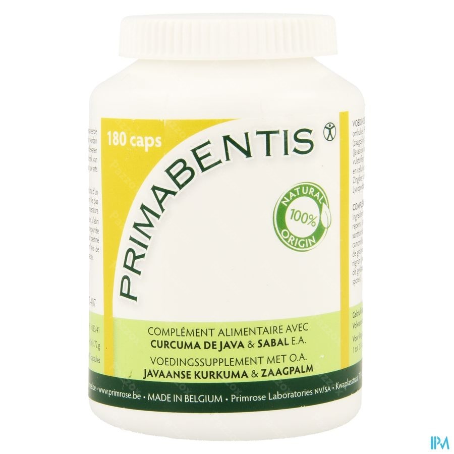 Primabentis Voedingssupplement Prostaat 180 Capsules
