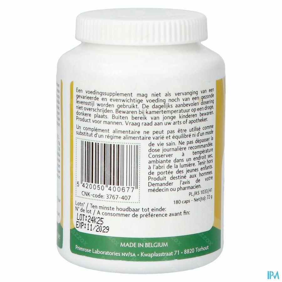 Primrose Bentis 180 Capsules 