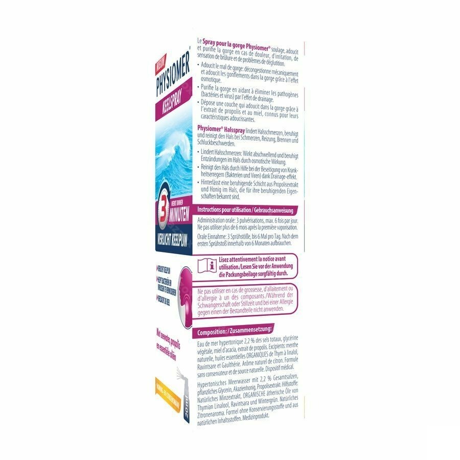 Physiomer Mal De Gorge Spray 20ml