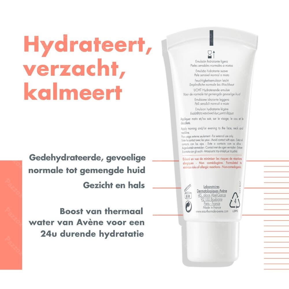Avene Hydrance Uv Licht Hydr. Emulsie Spf 30 40ml
