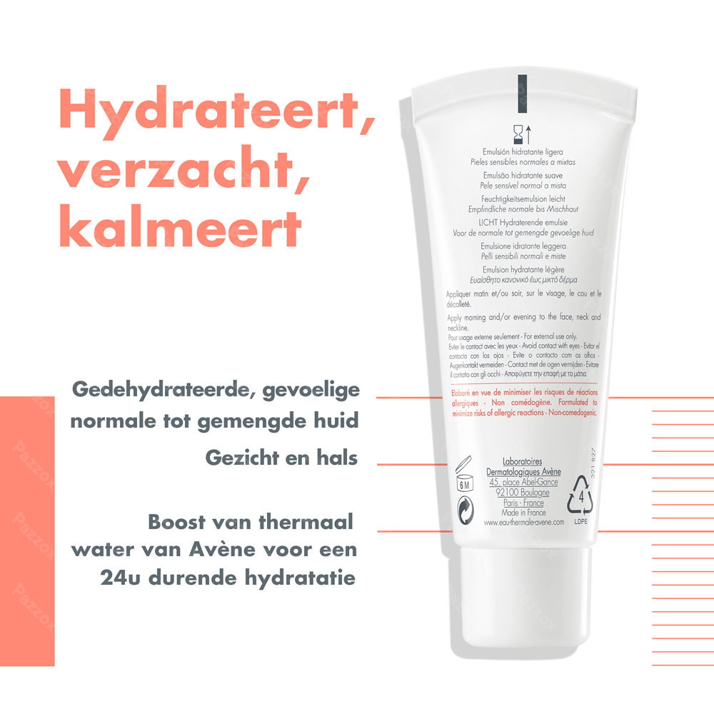 Avene Hydrance Uv Licht Hydr. Emulsie Spf 30 40ml