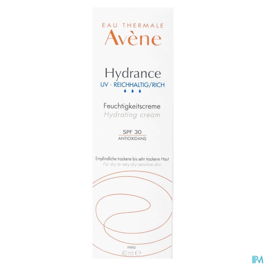Avene Hydrance Uv Rijk Hydraterende Creme 40ml