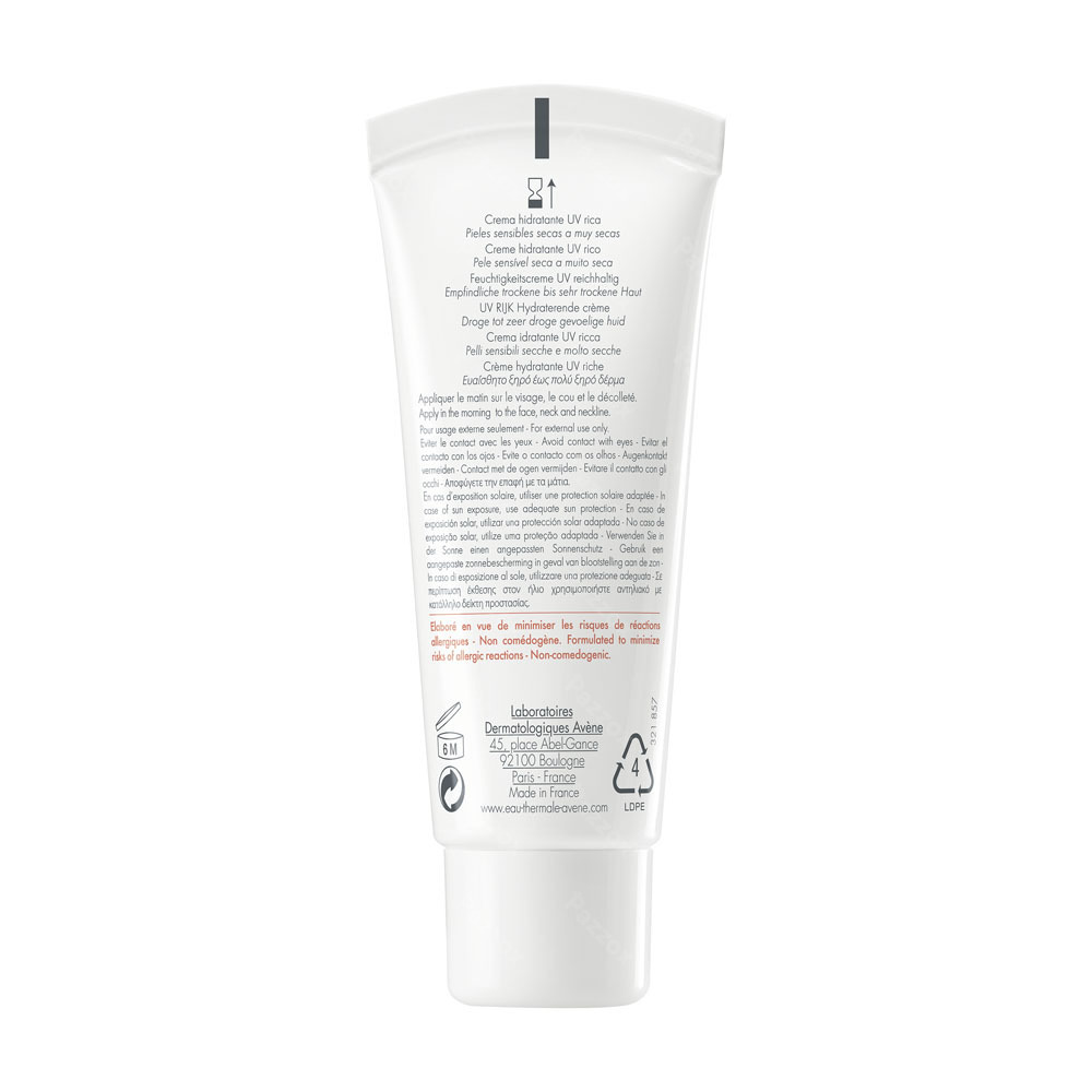 Avene Hydrance Uv Riche Creme Hydratante 40ml