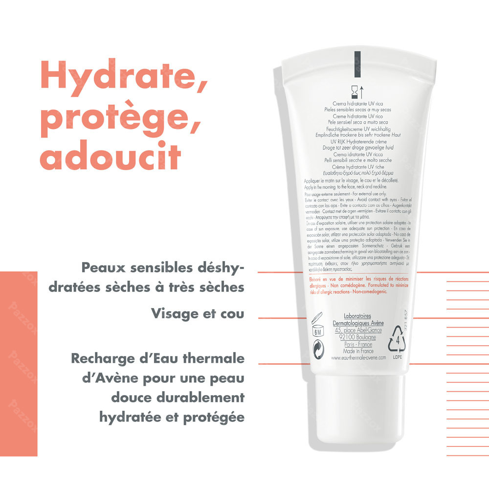 Avene Hydrance Uv Riche Creme Hydratante 40ml