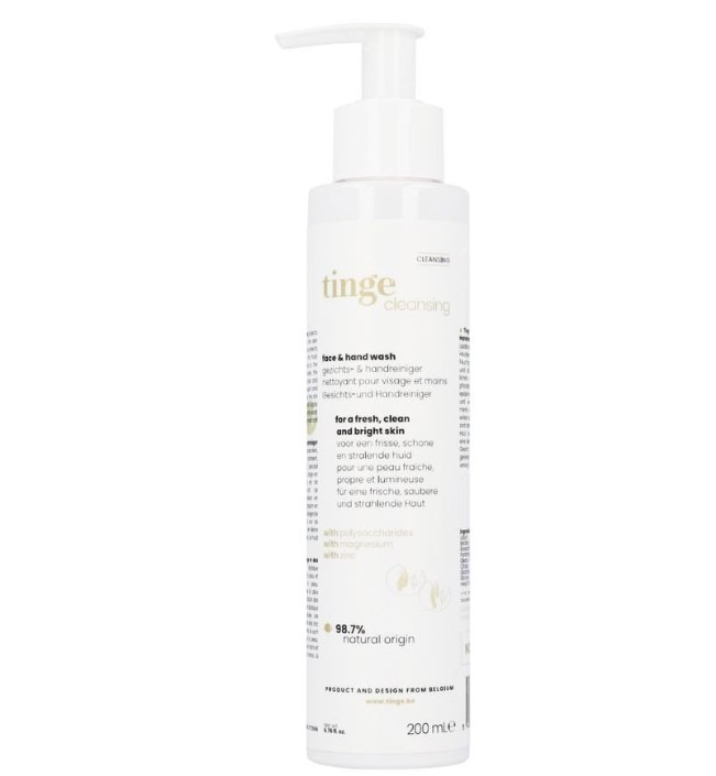 Tinge Nettoyant Visage-mains 200ml
