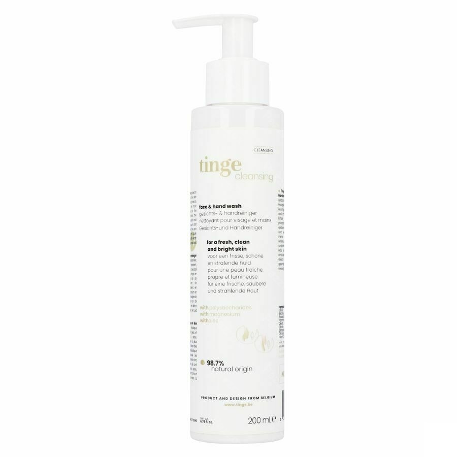 Tinge Nettoyant Visage-mains 200ml