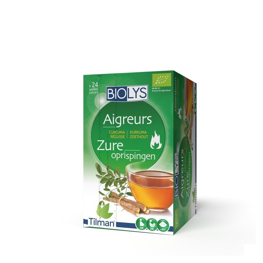 Biolys Curcuma-reglisse 24 Sachets 