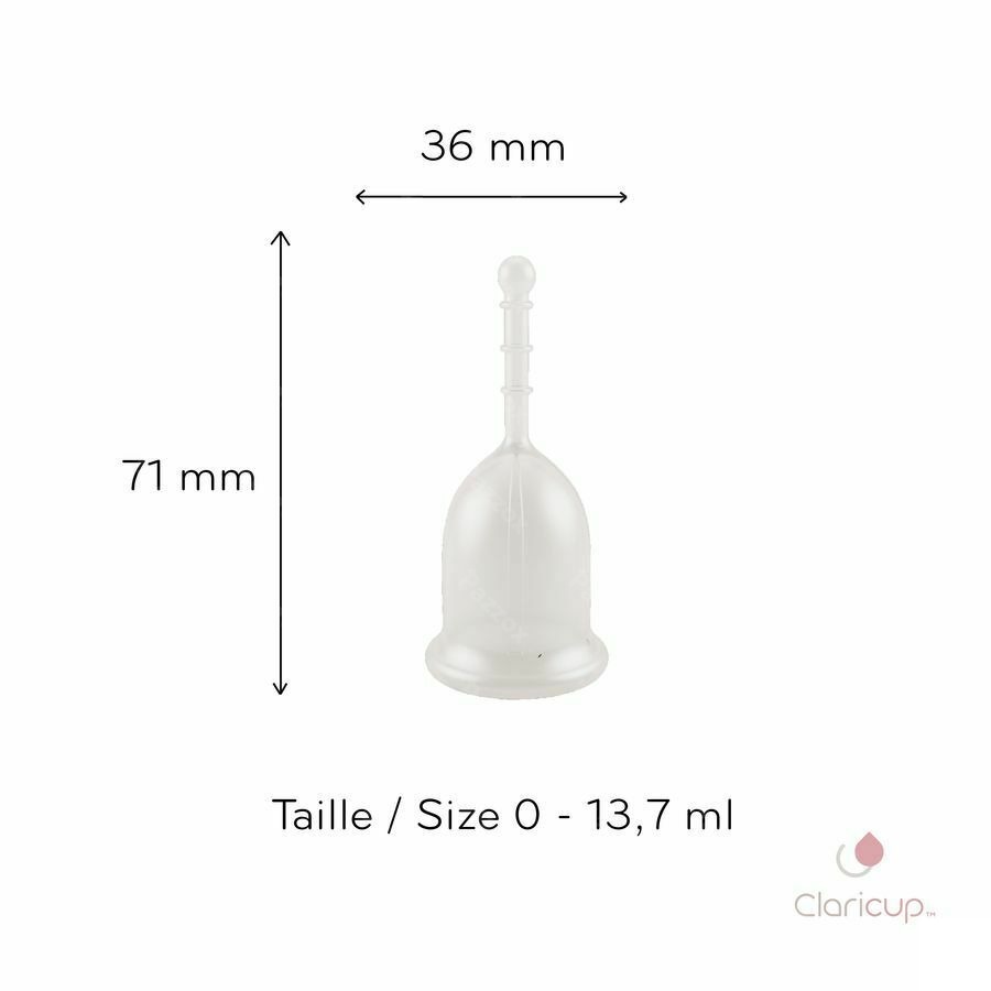 Claricup Menstruatiecup Maat 0 Duo Pack