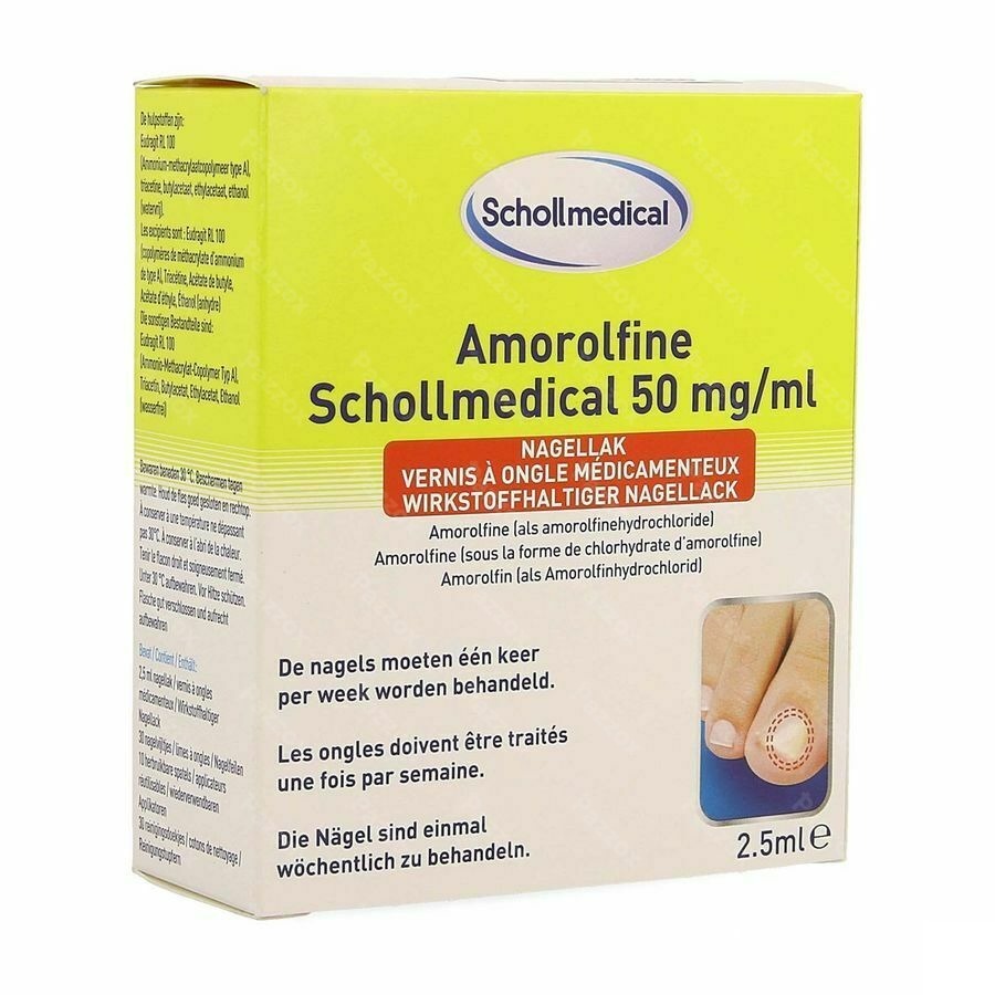 Scholl Amorolfine Vao 50mg/ml 2,5ml