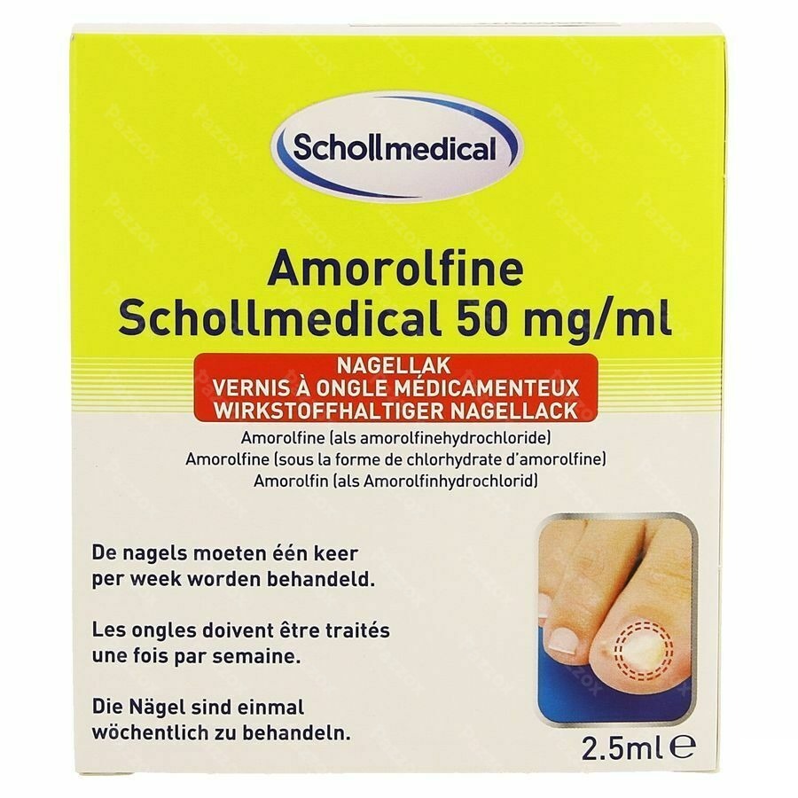 Scholl Amorolfine Vao 50mg/ml 2,5ml