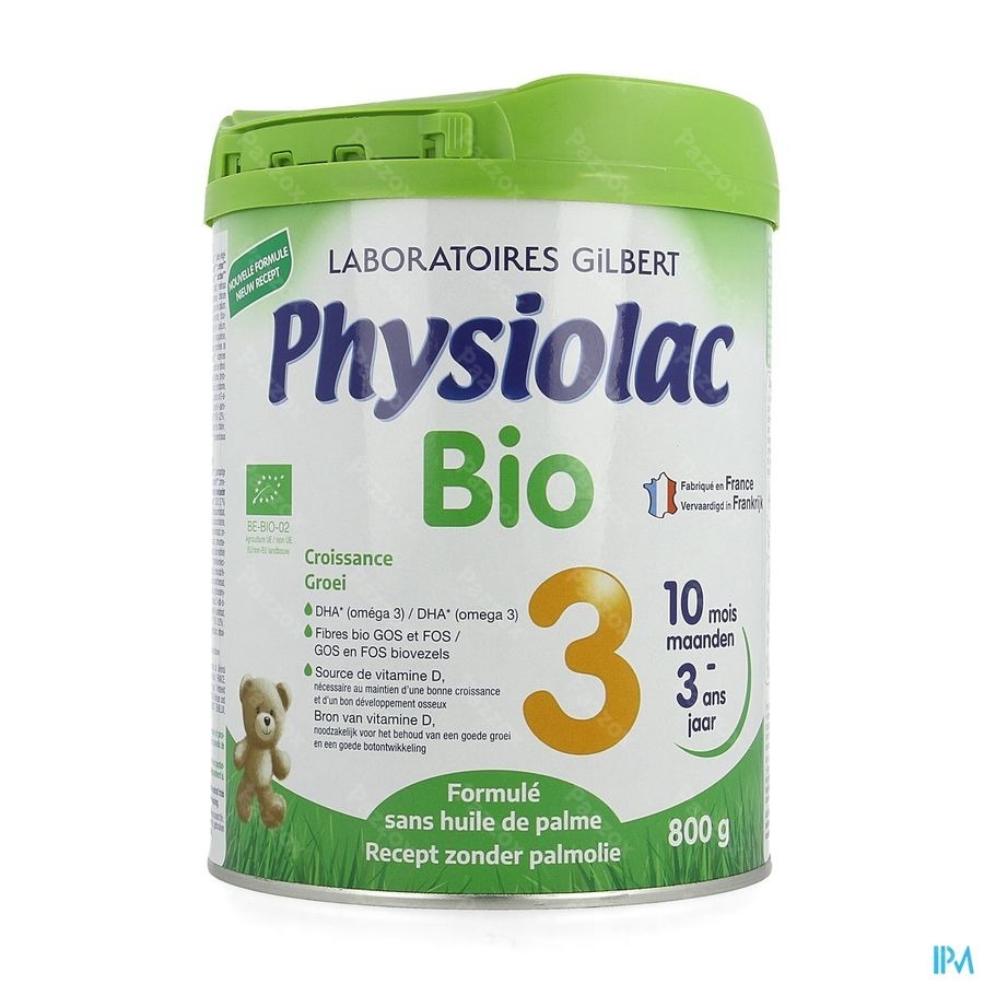 Physiolac Bio 3 Lait Pdr Nf 800g