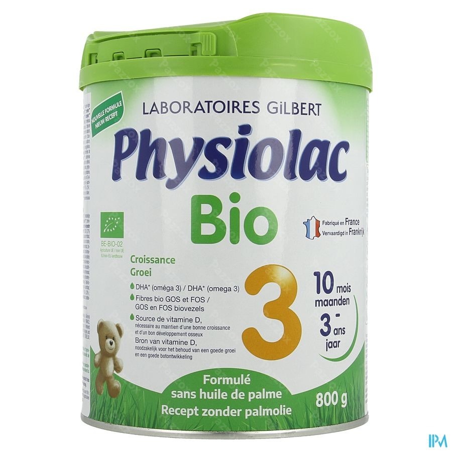 Physiolac Bio 3 Lait Pdr Nf 800g