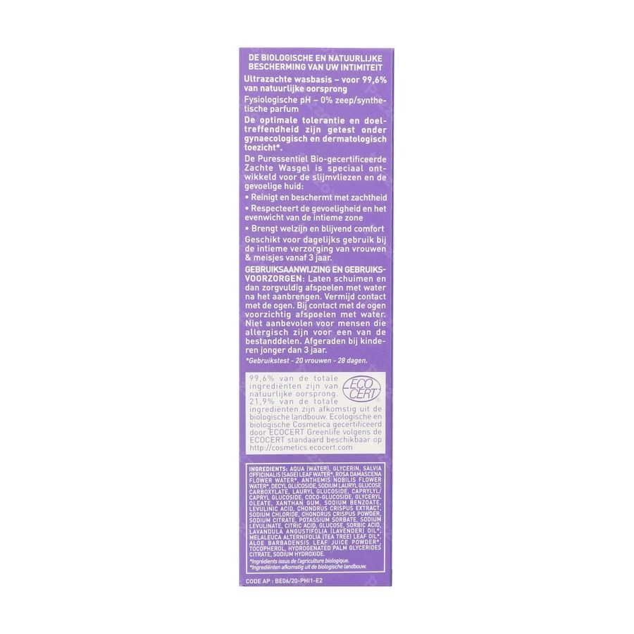 Puressentiel Hygiene Int.gel Lav.douceur Bio 500ml