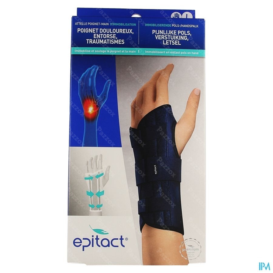 Epitact Attelle Poignet Main Immobilis. Droit l