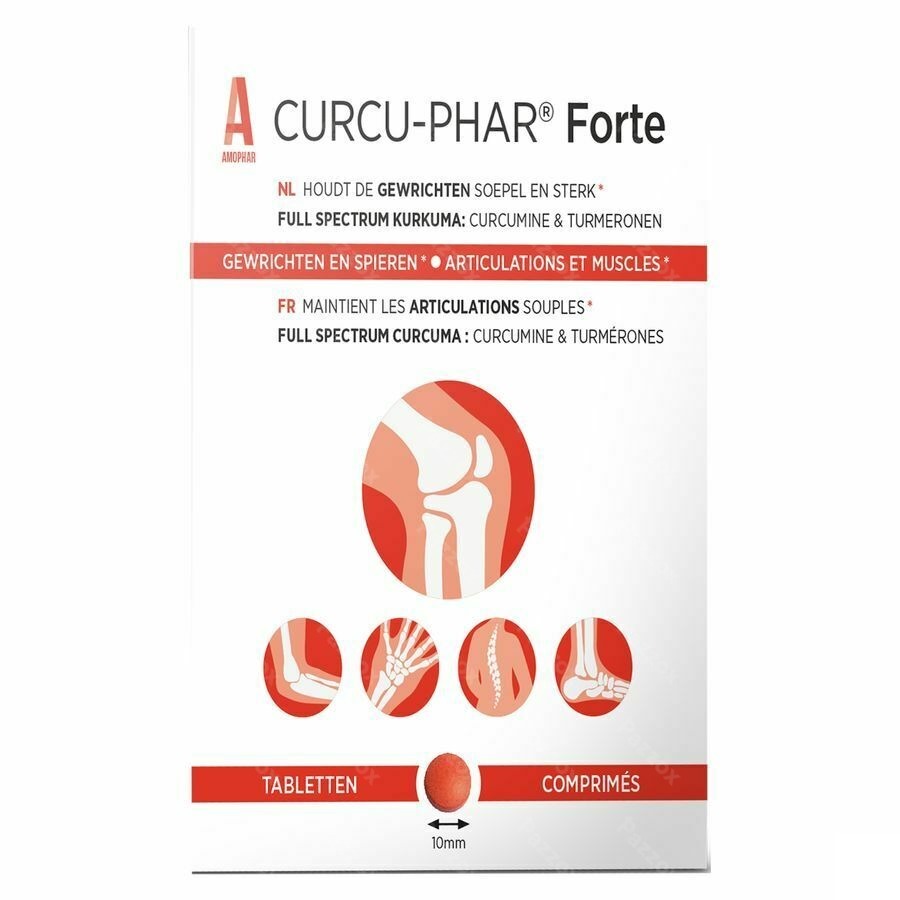 Curcu-Phar Forte Complément Alimentaire Muscles Et Articulations 30 Comprimés