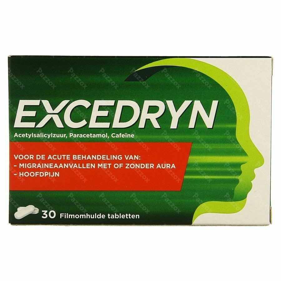 Excedryn Migraine en Hoofdpijn 30 Tabletten 
