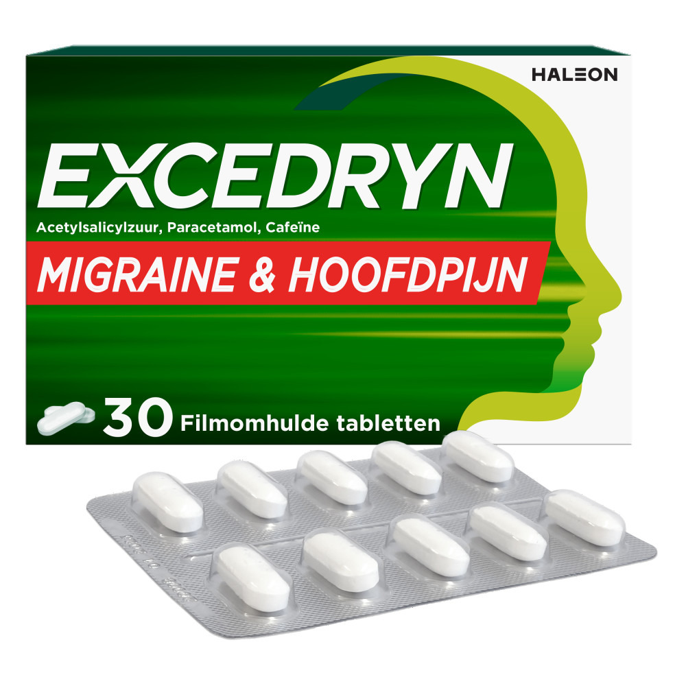 Excedryn Migraine en Hoofdpijn 30 Tabletten 