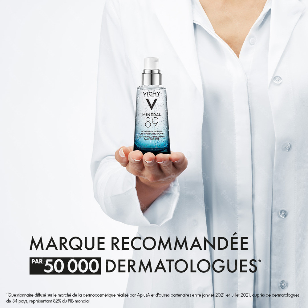 Vichy Minéral 89 Booster Sérum Quotidien Renforçant - Hydratation et Eclat 50ml
