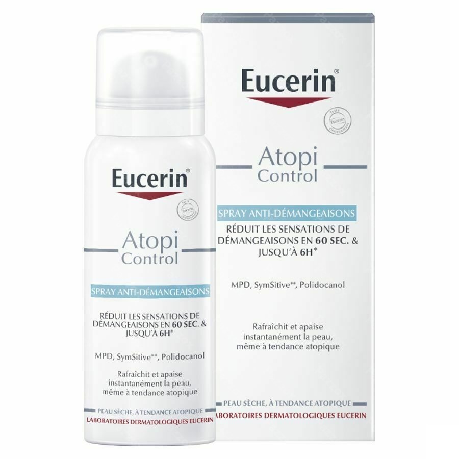 Eucerin AtopiControl Spray Anti-Démangeaisons Peau Sèche à tendance Atopique 50ml