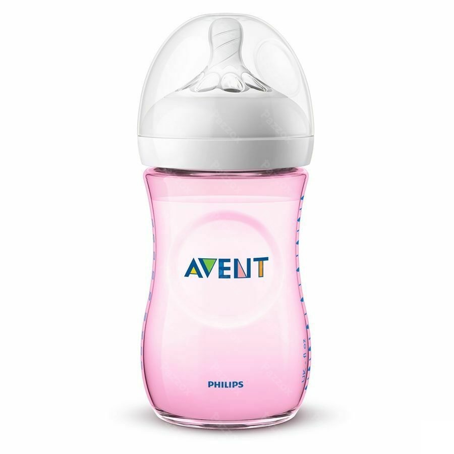 Philips Avent Natural 2.0 Zuigfles 260ml Roze SCF034/17