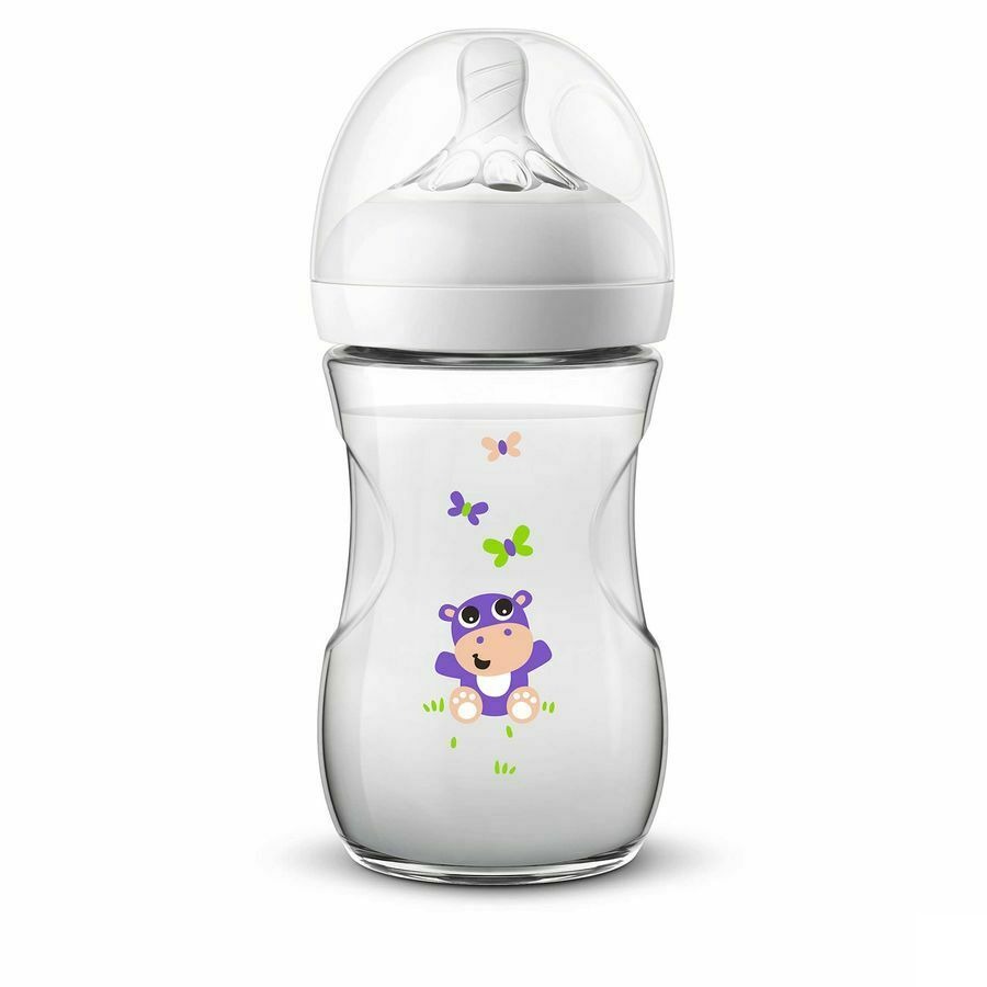 Philips Avent Natural 2.0 Biberon 260ml Hippo SCF070/22