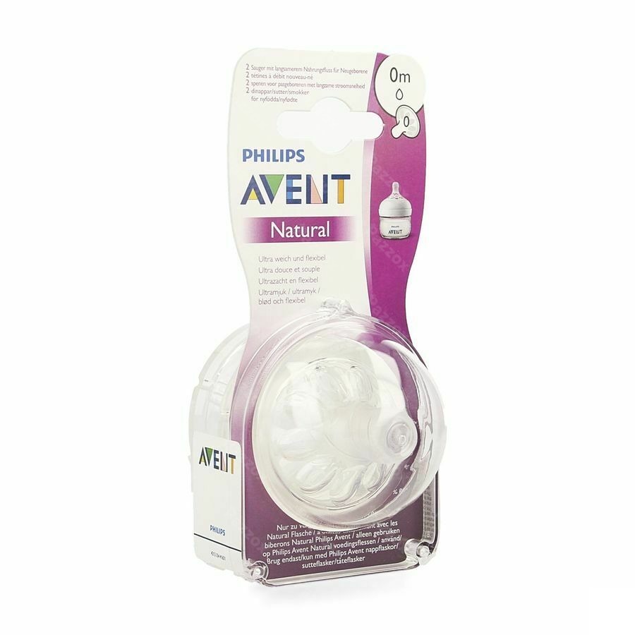 Philips Avent Natural 2.0 Zuigspeen Firstflow SCF040/27