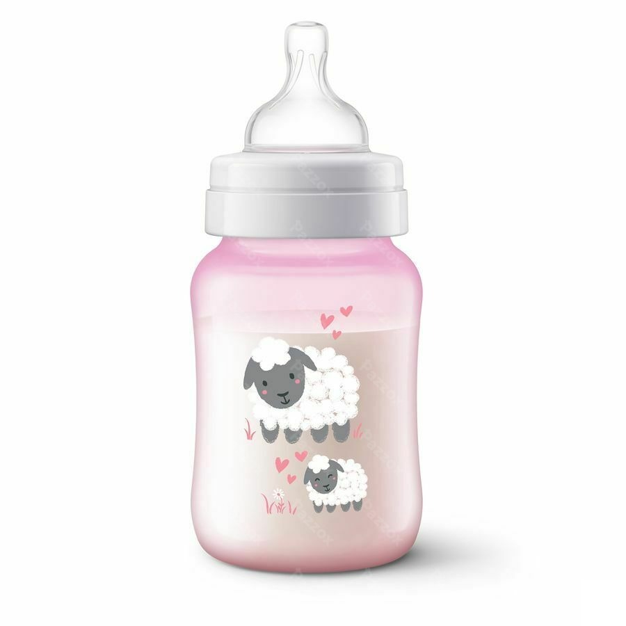 Philips Avent A/colic Biberon 260ml Rose SCF821/14