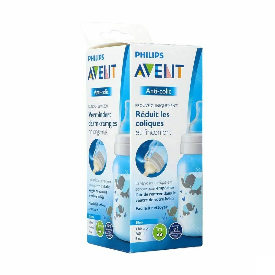 Philips Avent A/colic Biberon 260ml Blue SCF821/15