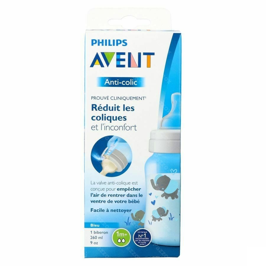 Philips Avent A/colic Biberon 260ml Blue SCF821/15