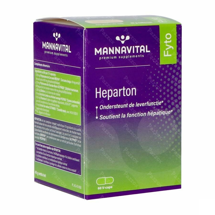 Mannavital Heparton V-caps 60