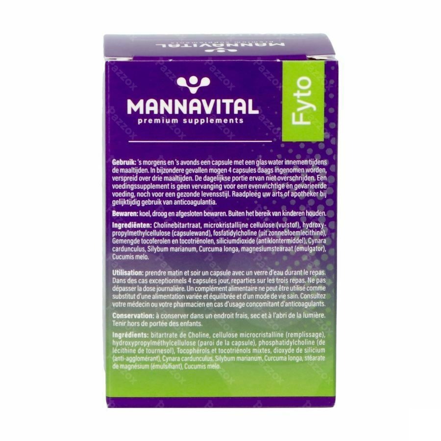 Mannavital Heparton V-caps 60