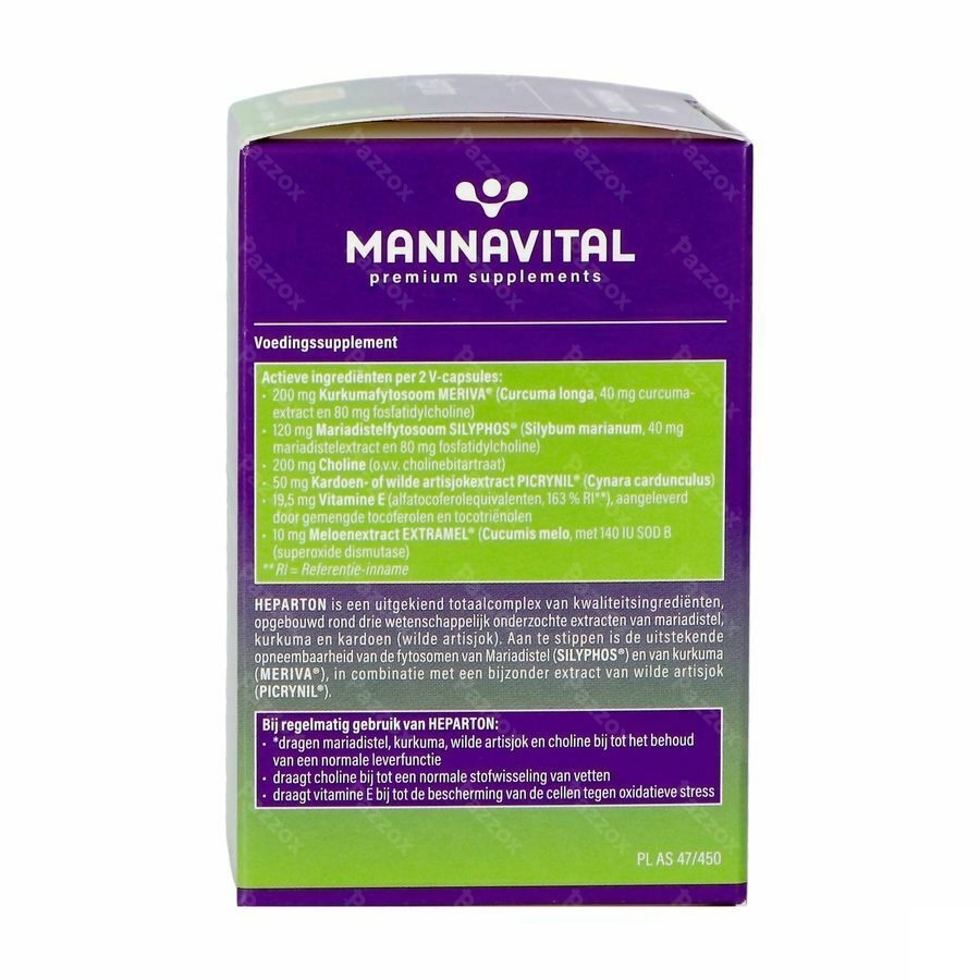 Mannavital Heparton V-caps 60