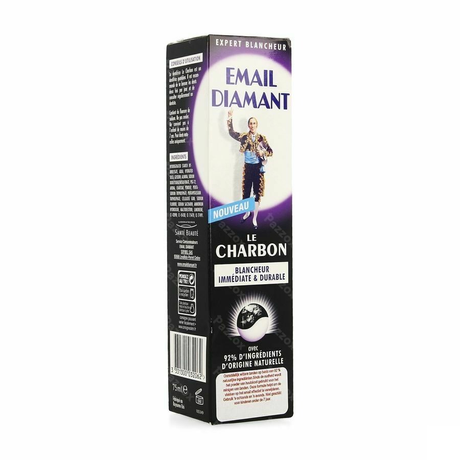 Email Diamant Dentifrice Charbon 75ml