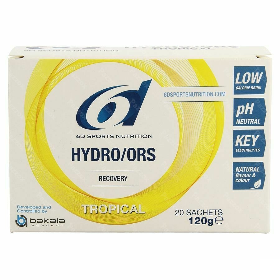 6d Sports Nutrition Hydro ORS Tropical 20 zakjes