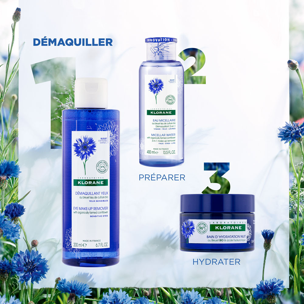 Klorane Visage Bleuet Demaquillant Yeux 200ml