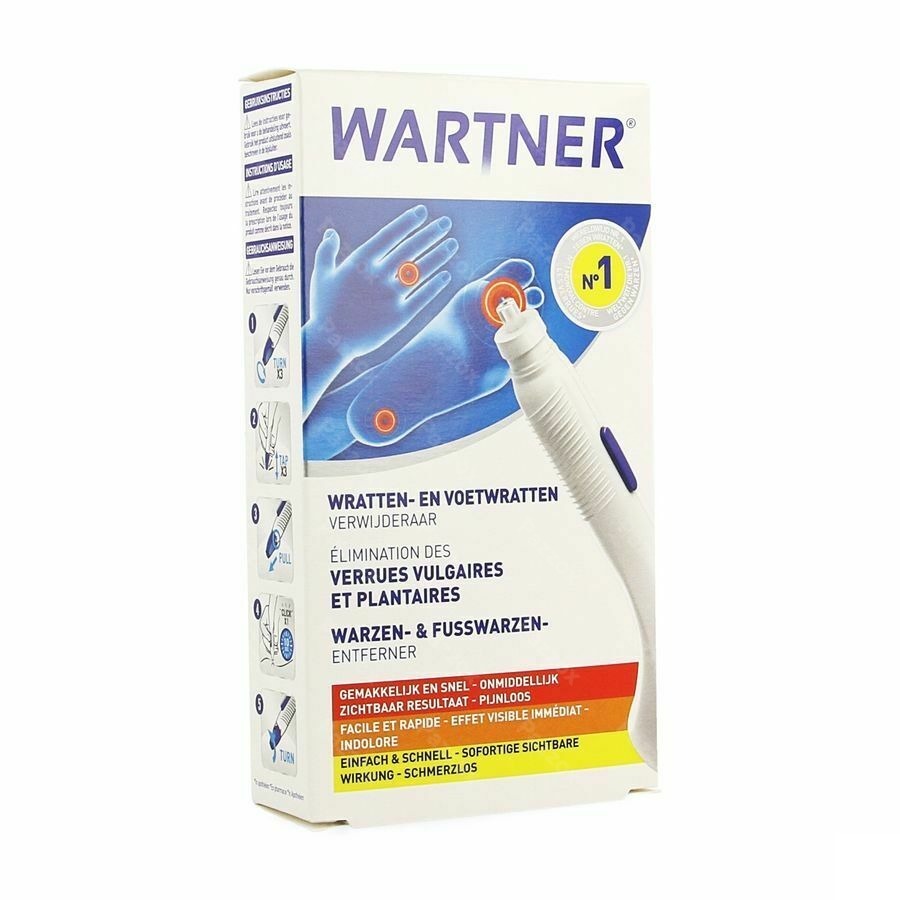 Wartner Wratten en Voetwratten Verwijderaar Zuurpen 1 stuk