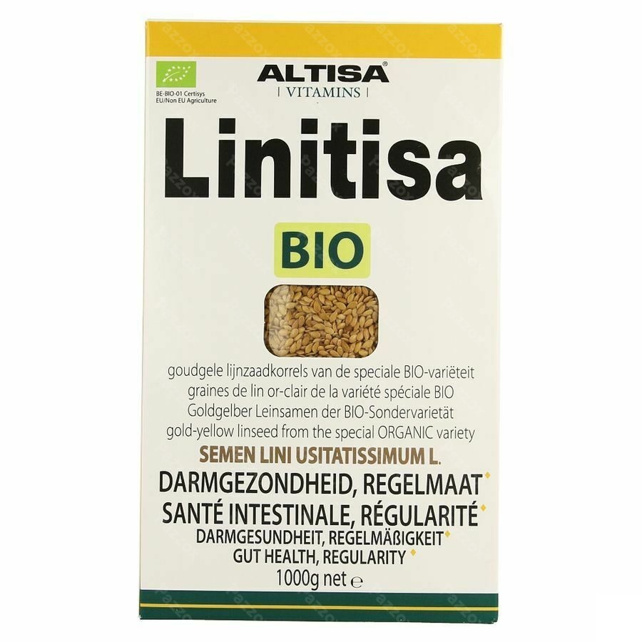 Altisa Linitisa Graines Lin Jaune Dorees Bio 1kg