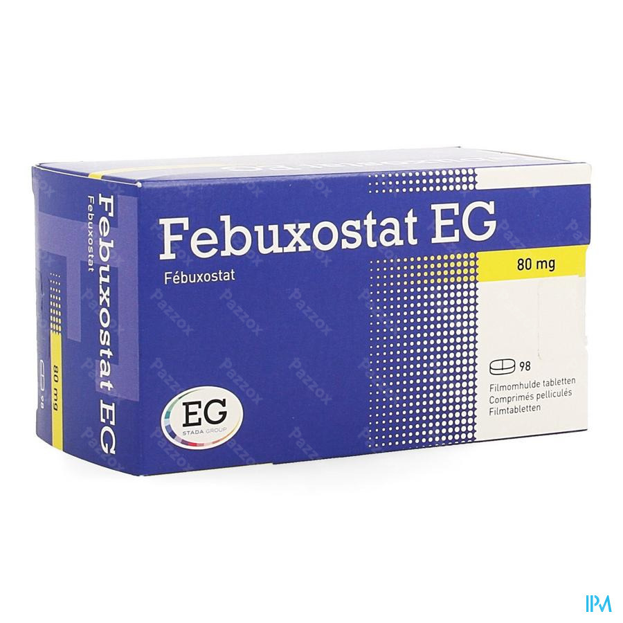 Febuxostat Eg 80mg Filmomh Tabl 98 X 80mg