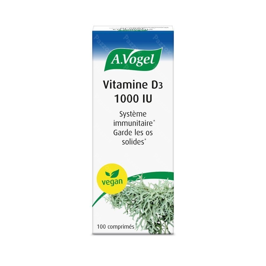 A.Vogel Vitamine D3 100 Comprimés